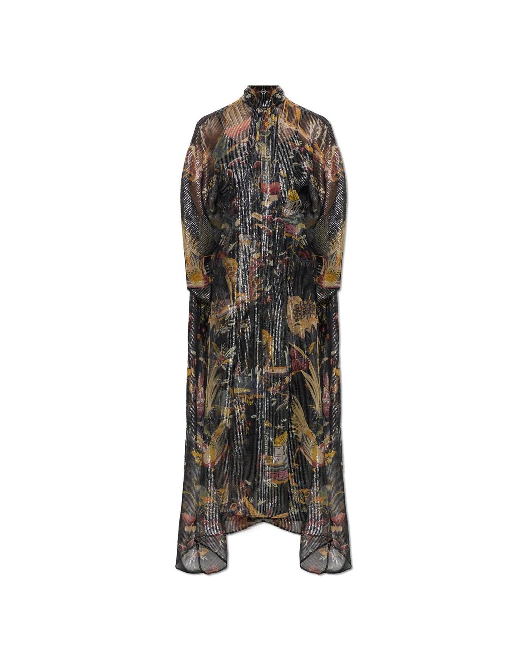 Etro Black Dress With Lurex Thread