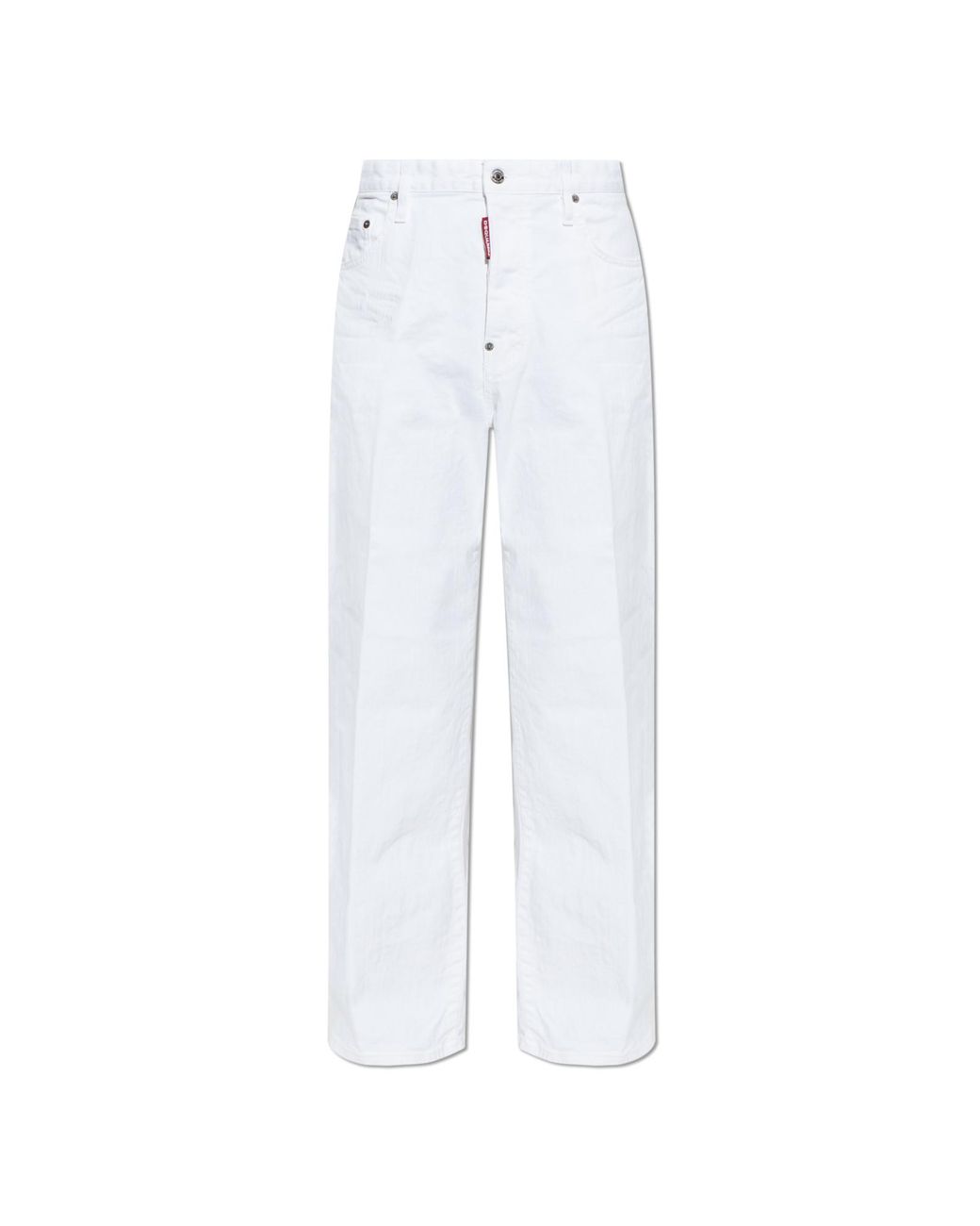 DSquared² White 'Baggy' Jeans for men