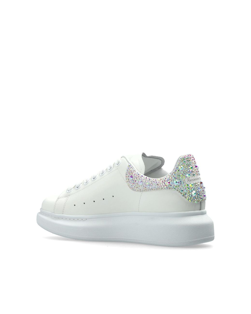McQueen White 'Oversized' Sports Shoes