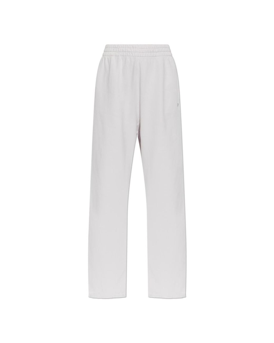 DIESEL White 'P-Zenia-Crystals' Sweatpants