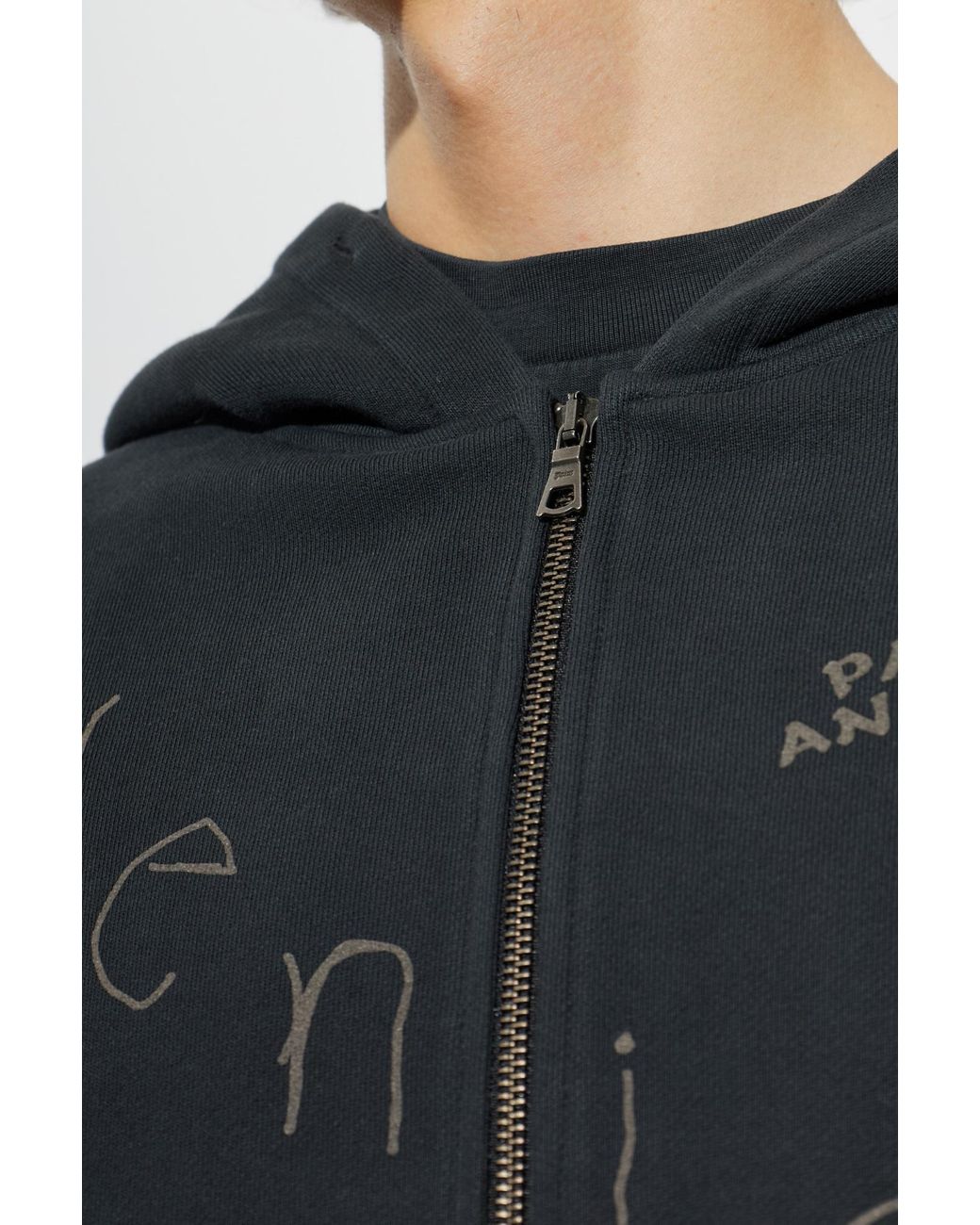 Palm Angels Black Sweatshirt With Logo for men