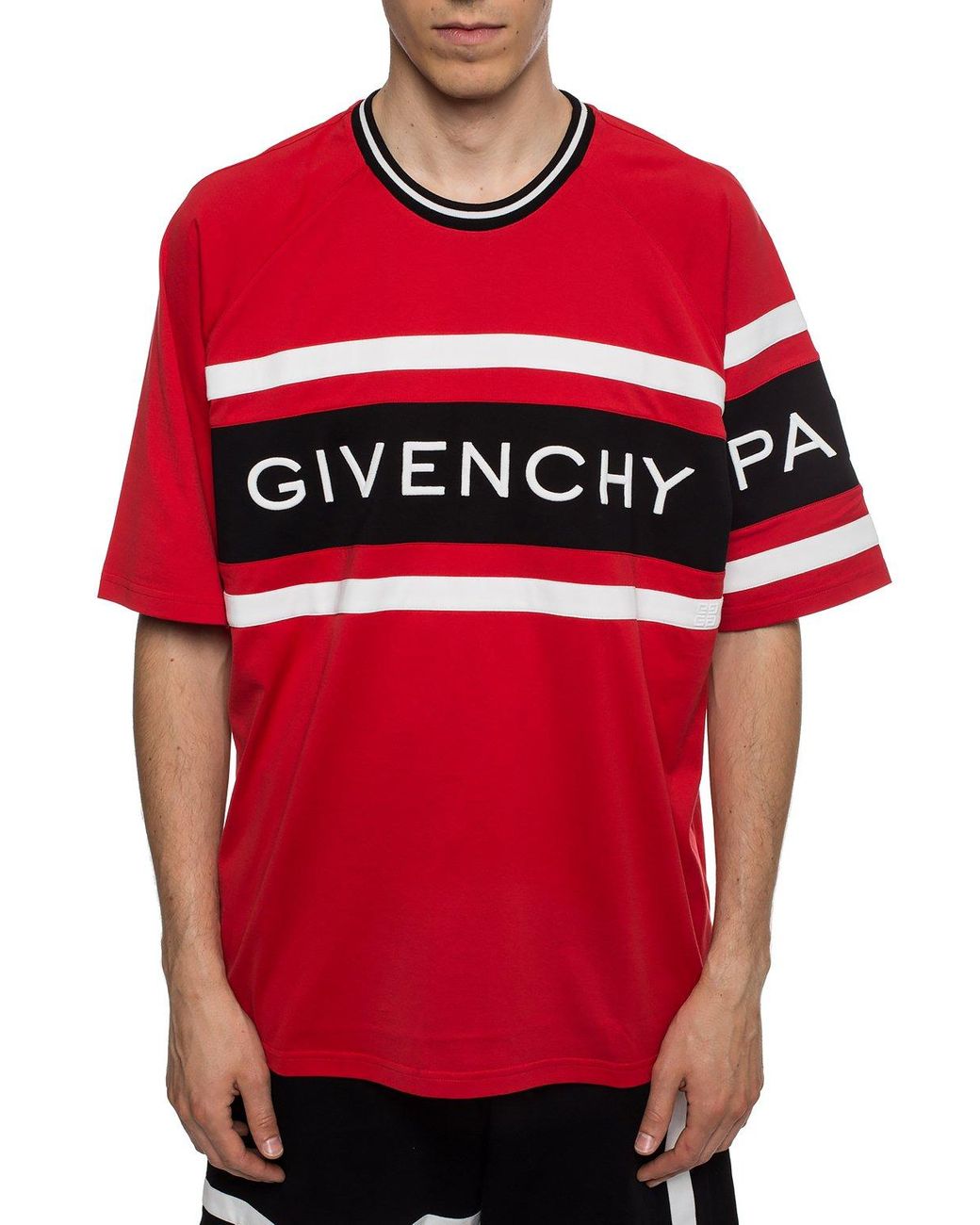 Givenchy 4g Logo Oversized T-shirt in Red for Men | Lyst