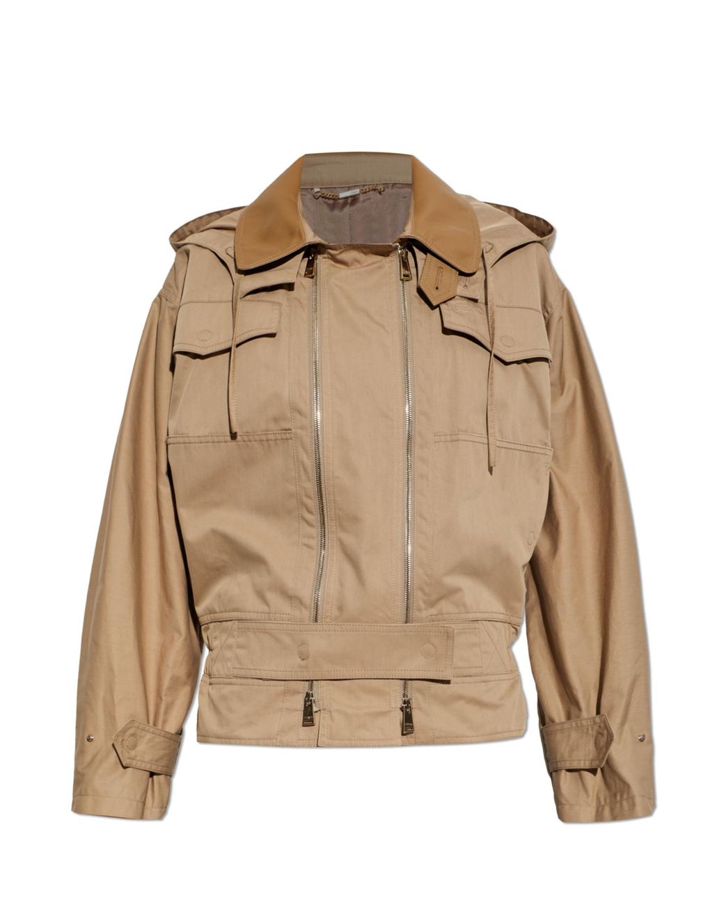 Fendi Blue Hooded Jacket