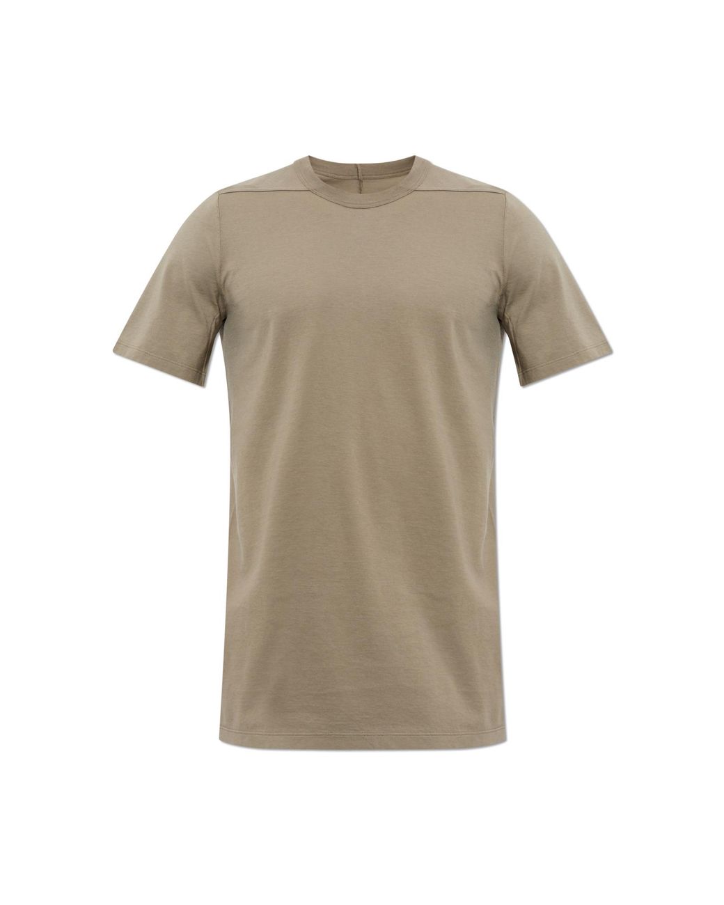 Rick Owens Natural T-Shirt With A Crew Neck for men