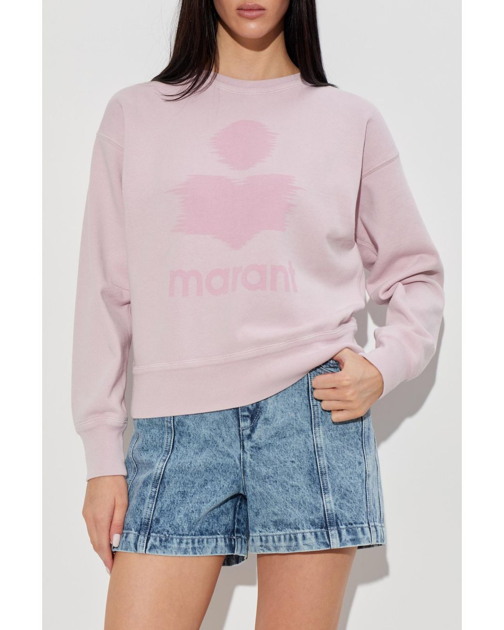 Isabel Marant Blue Sweatshirt 'Mobyli'