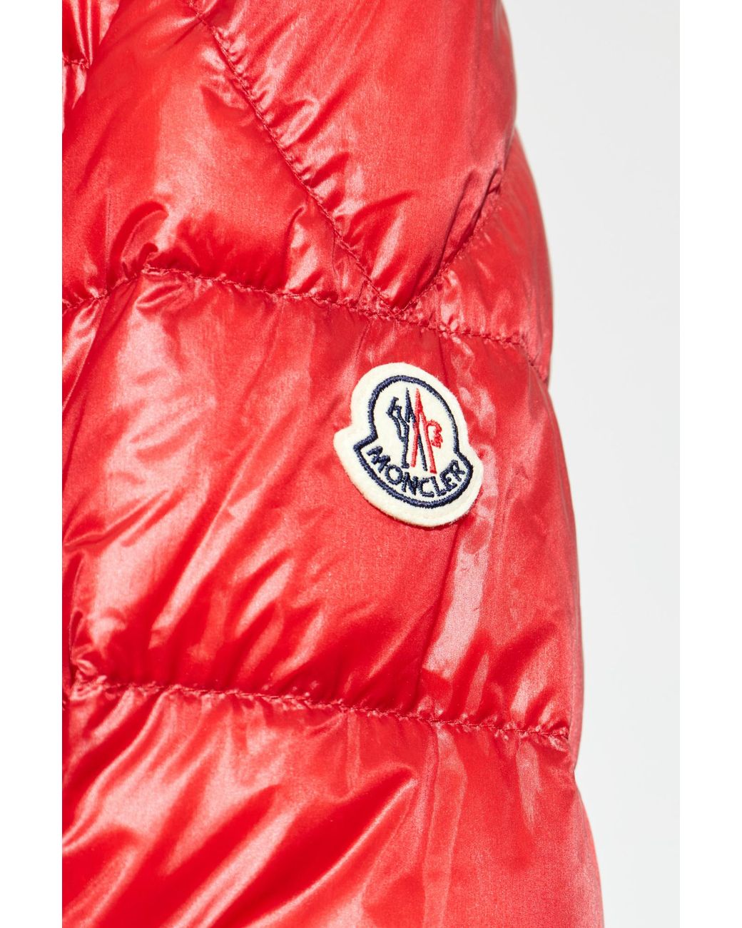 Moncler Red 'Selves' Puffer Jacket for men