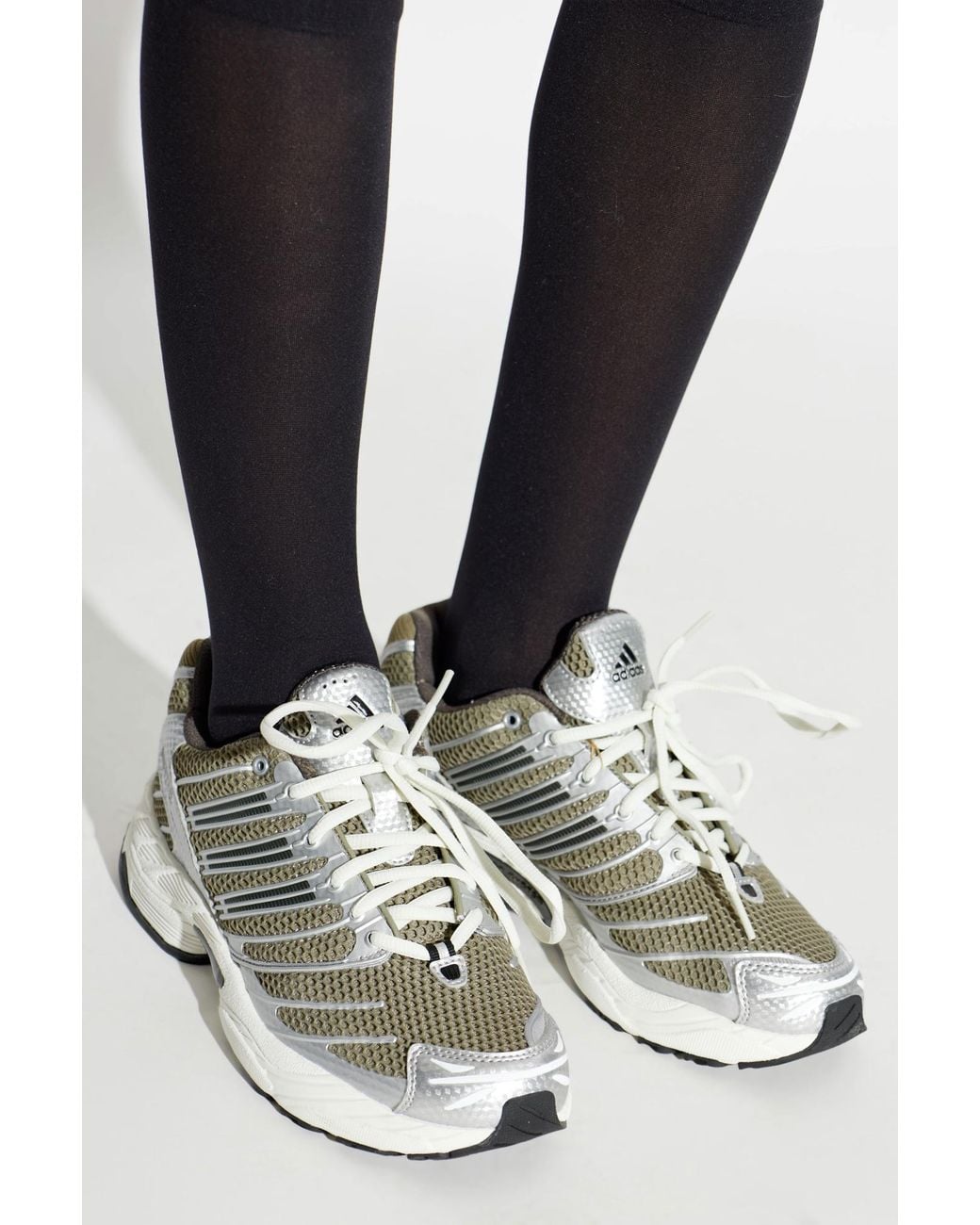 Adidas Originals Gray 'Adistar Control 3' Sports Shoes