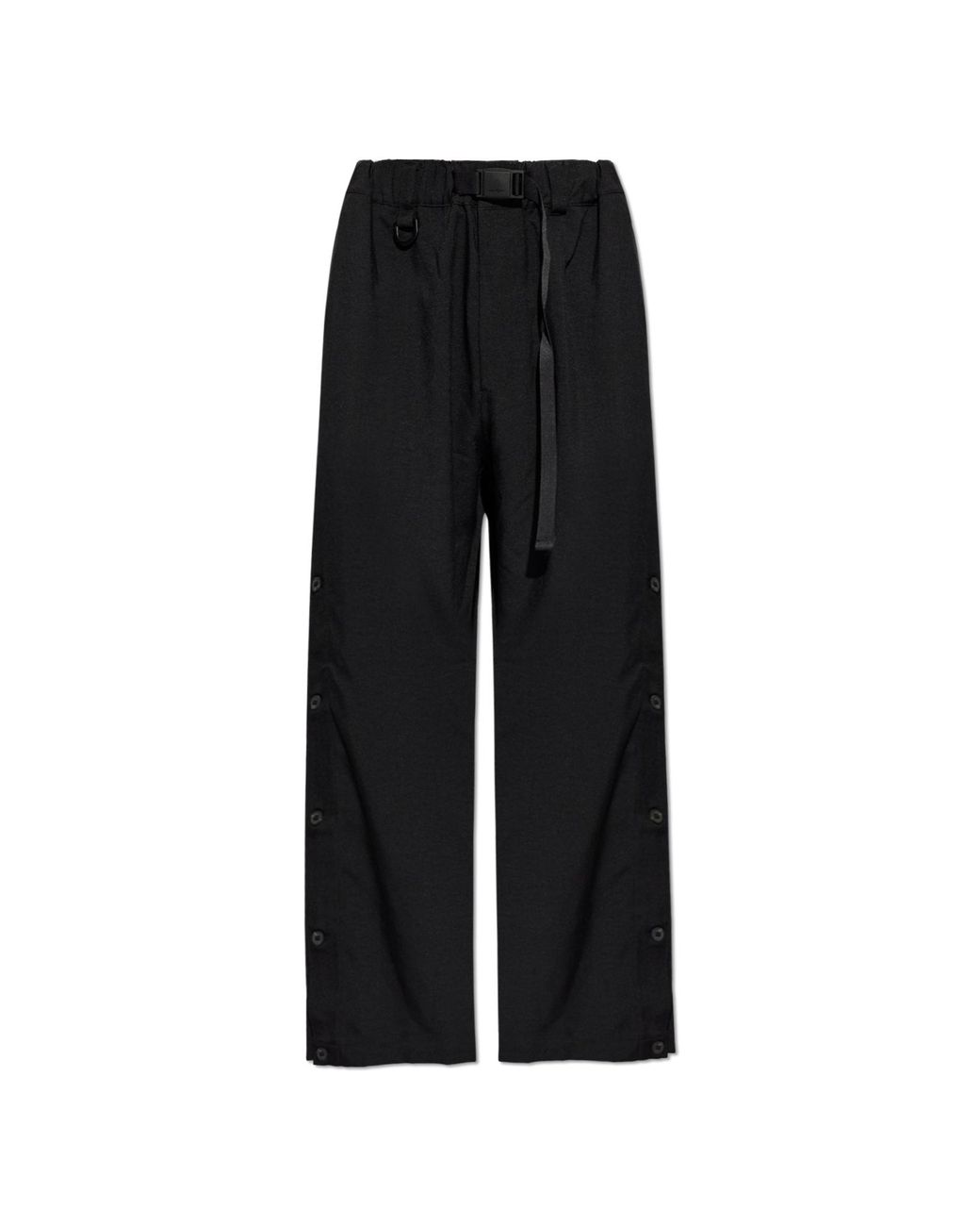 Y-3 Black Wide-Leg Pants for men