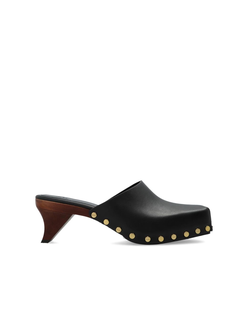 Ganni Black Heeled Mules