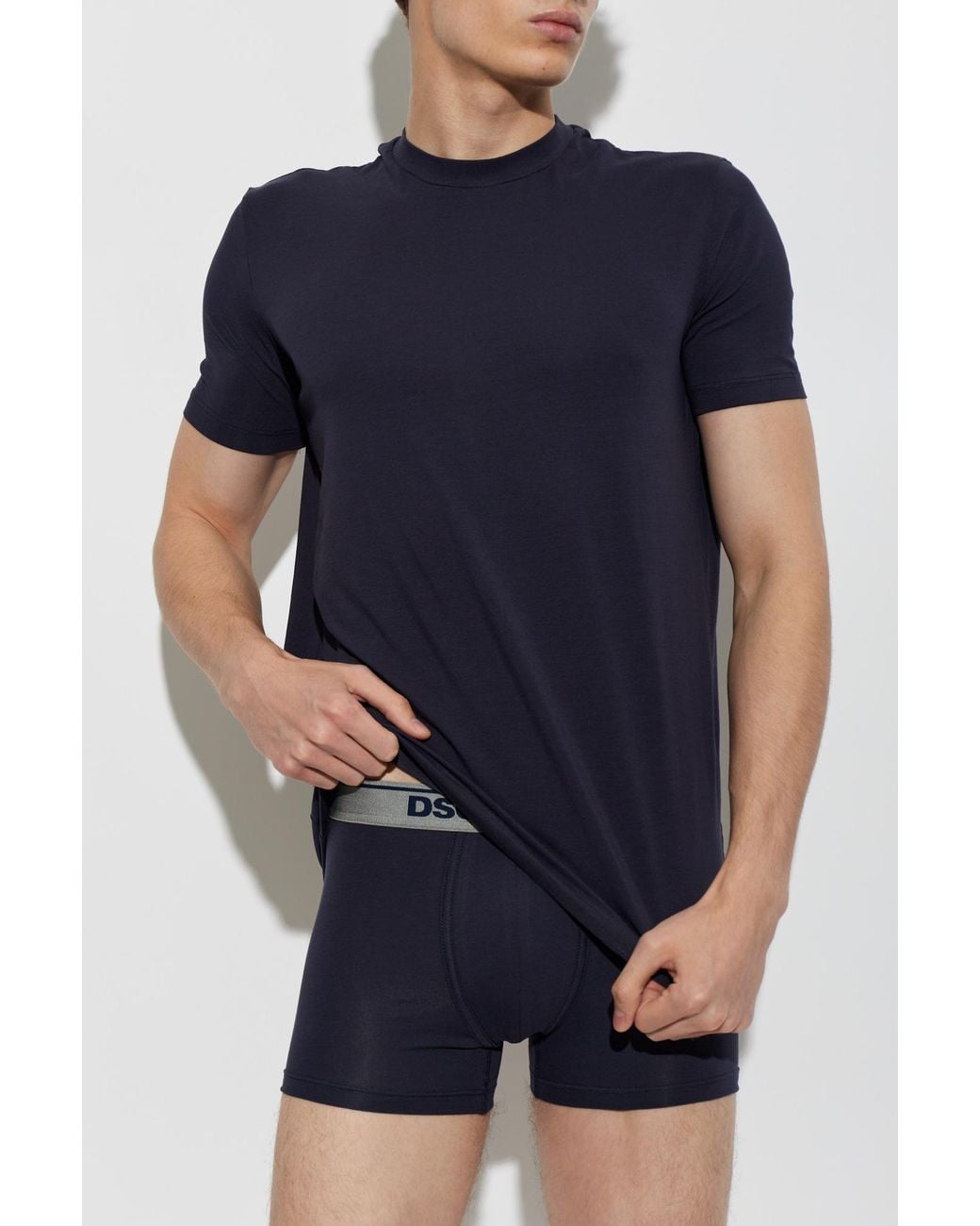 DSquared² Blue Lingerie Undershirt for men