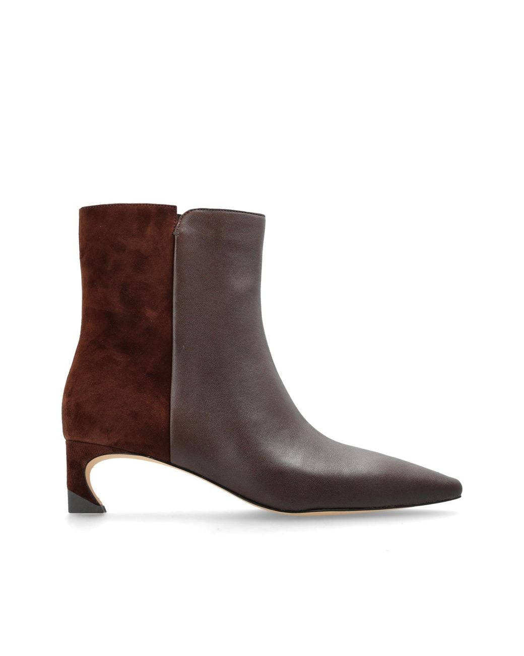 Kate Spade Brown Heeled Ankle Boots 'Viv'