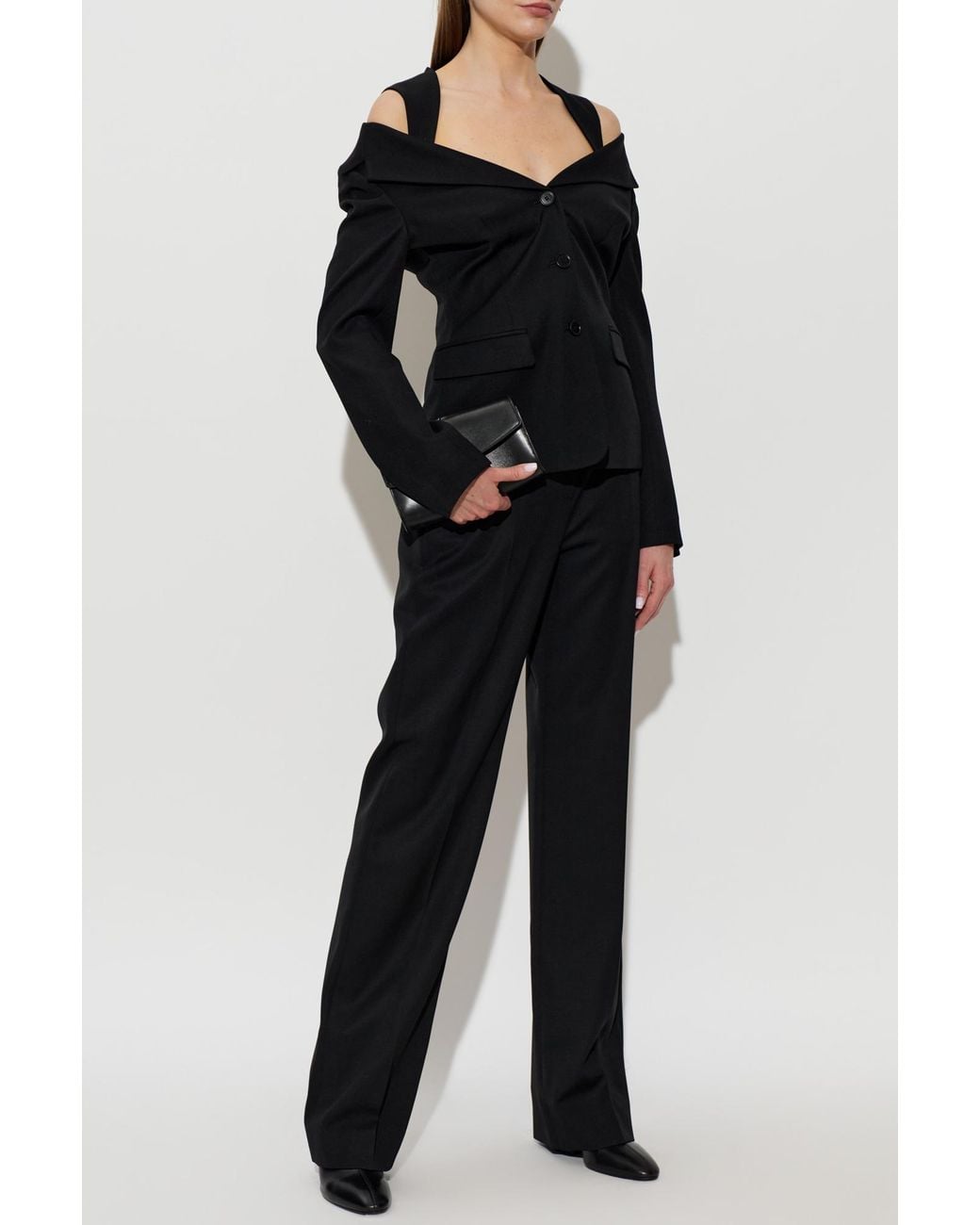 McQueen Black Wool Blazer