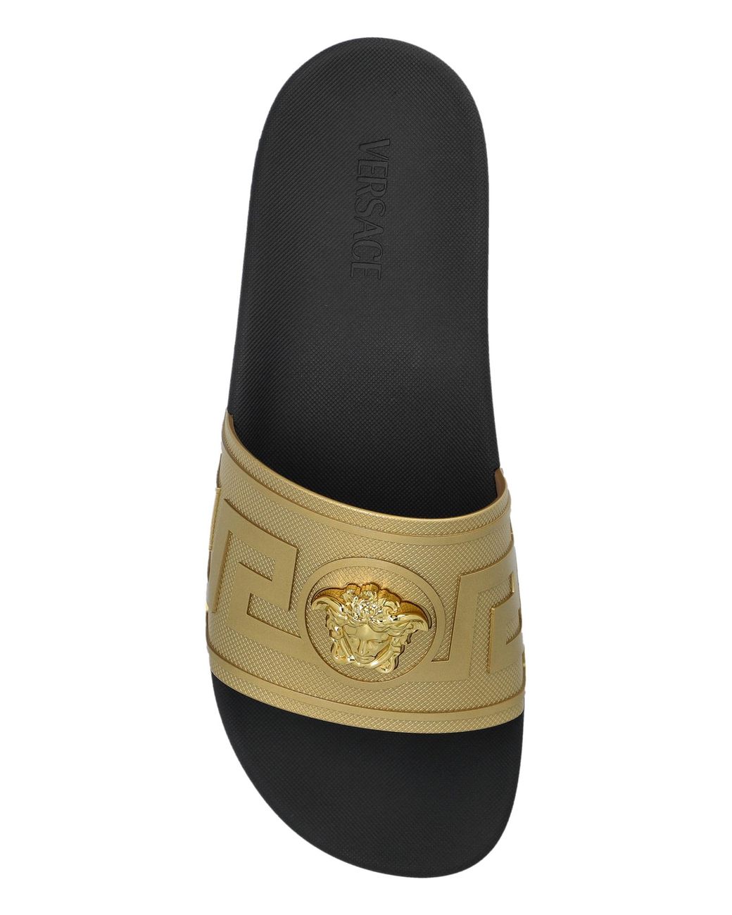 Versace White Rubber Flip-Flops for men