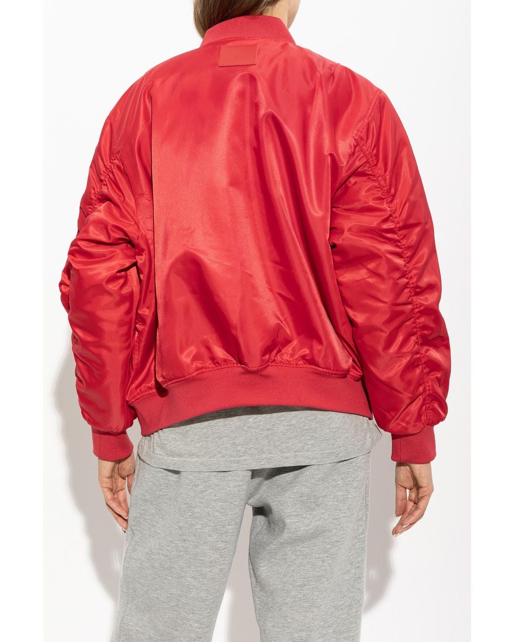 Anine Bing Red "Leon" Bomber Jacket
