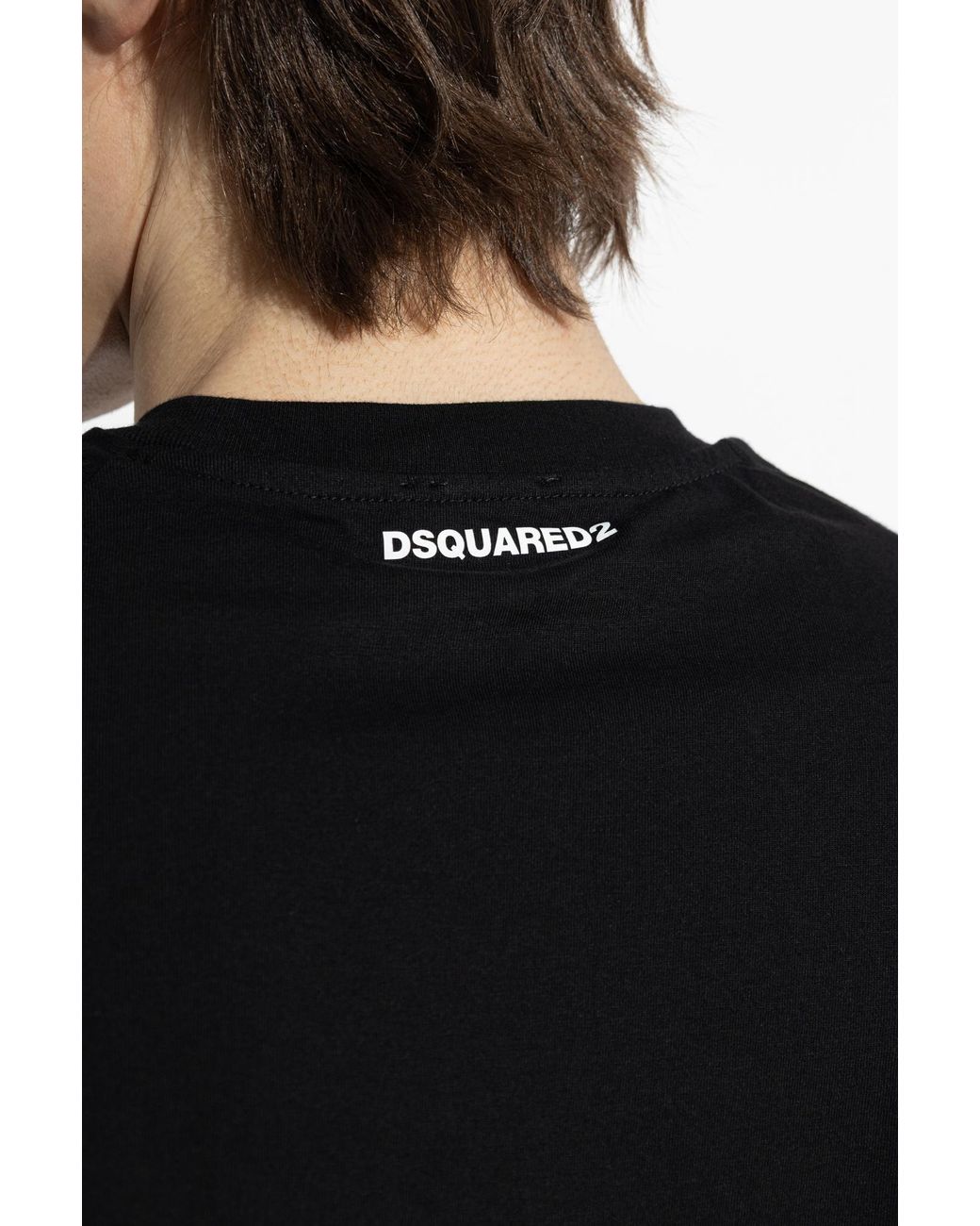 DSquared² Black Underwear T-Shirt With A Round Neckline for men