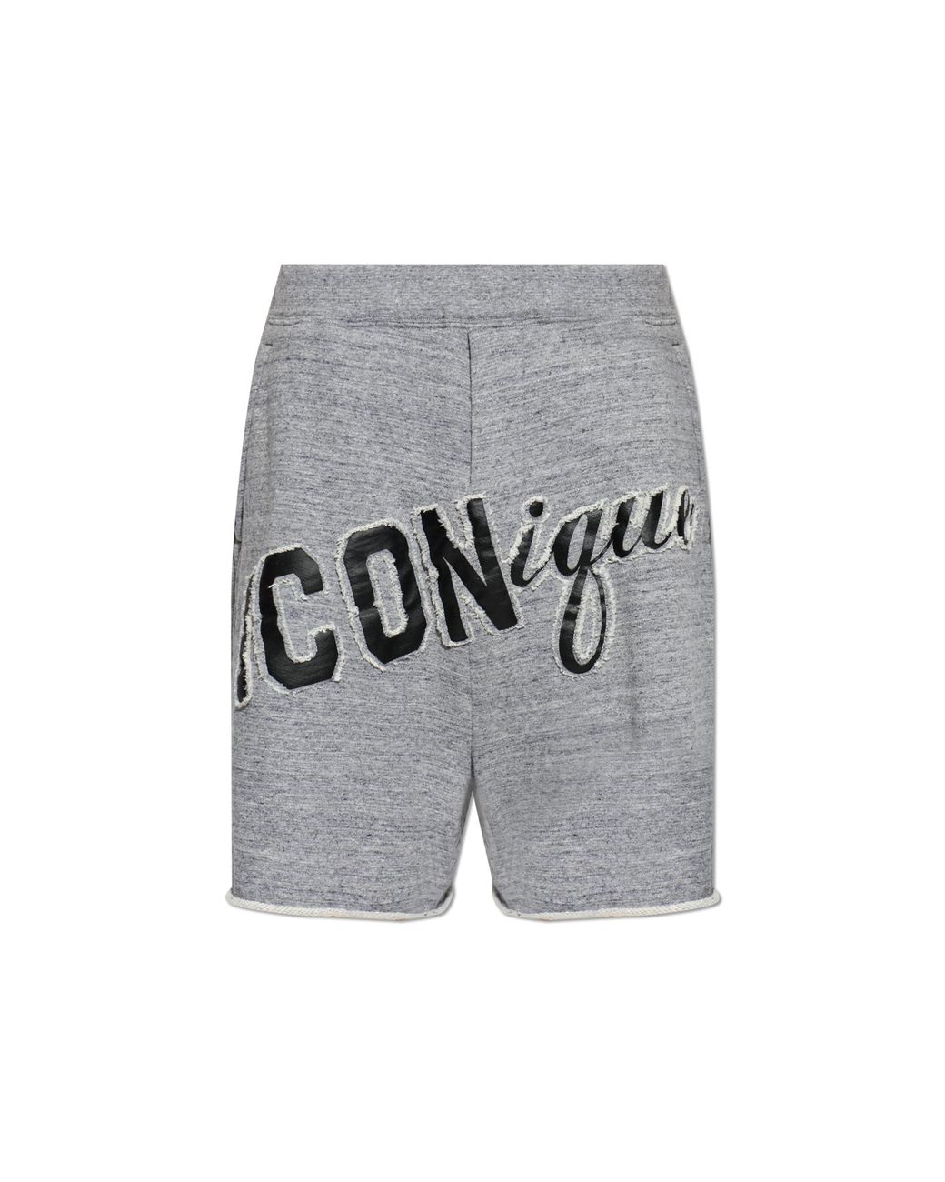 DSquared² Gray Shorts With Logo for men