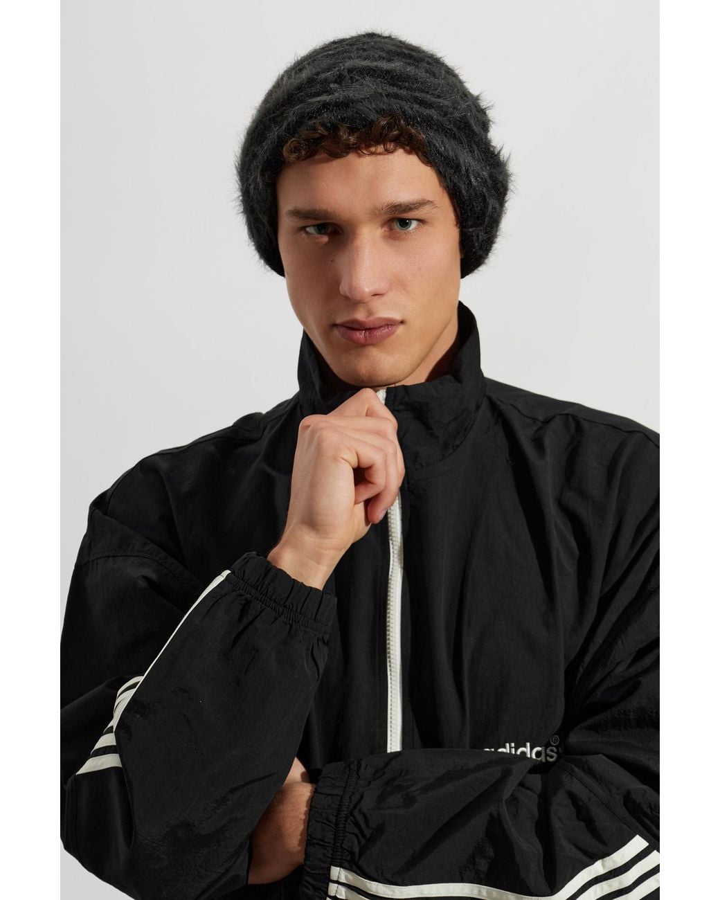 Adidas Originals Black Logo Beanie for men