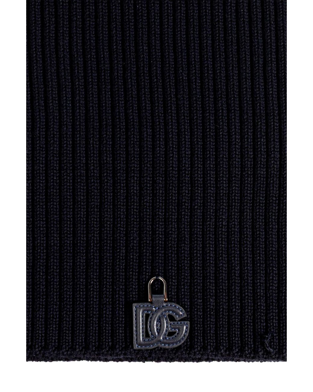 Dolce & Gabbana Black Woolen Snood for men