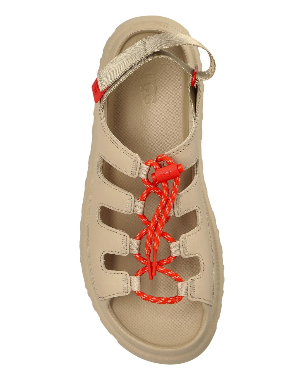 Ugg Natural Platform Sandals 'Goldenglow Toggle'
