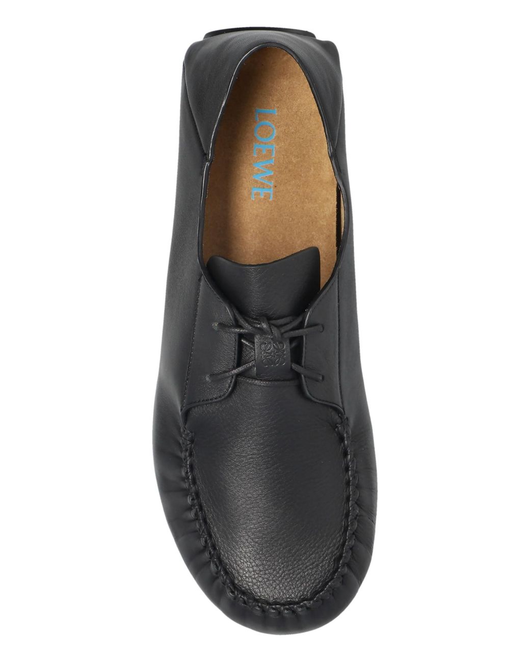 Loewe Black 'Rambla' Leather Shoes for men