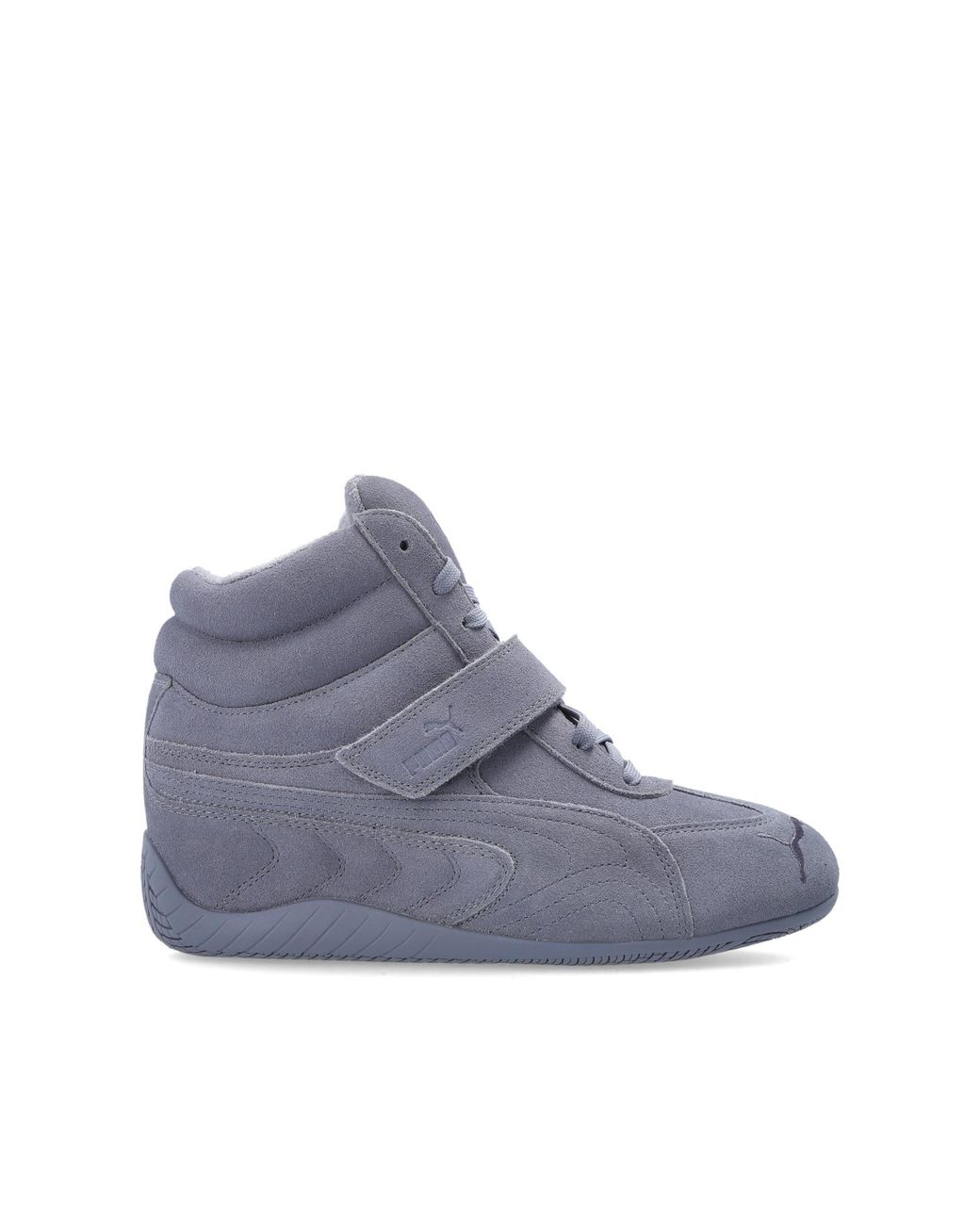 PUMA Purple Speedcat Sports Shoes On A Wedge Heel
