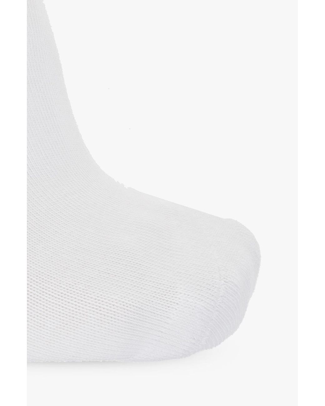 Isabel Marant White Long Socks With Logo
