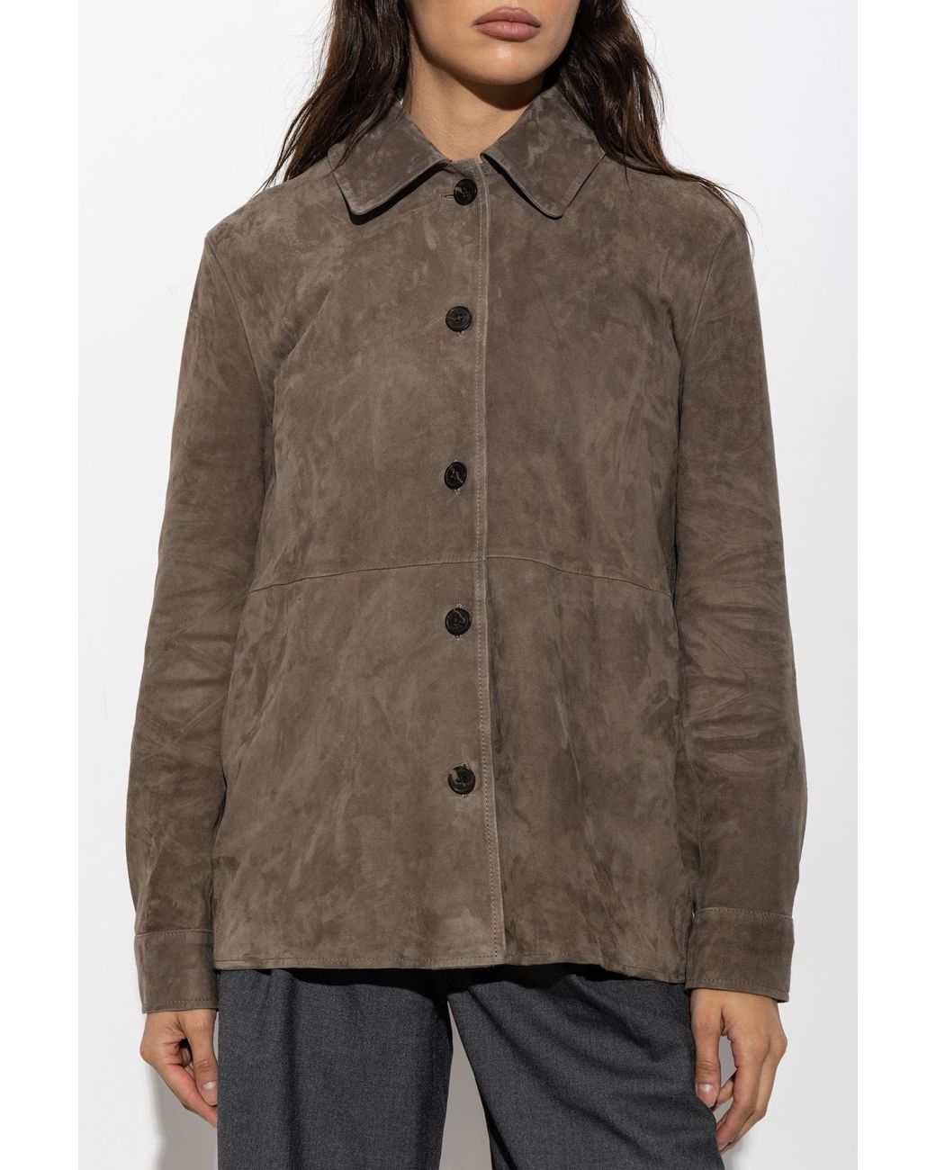 Arma Brown Suede Jacket 'Vicky'