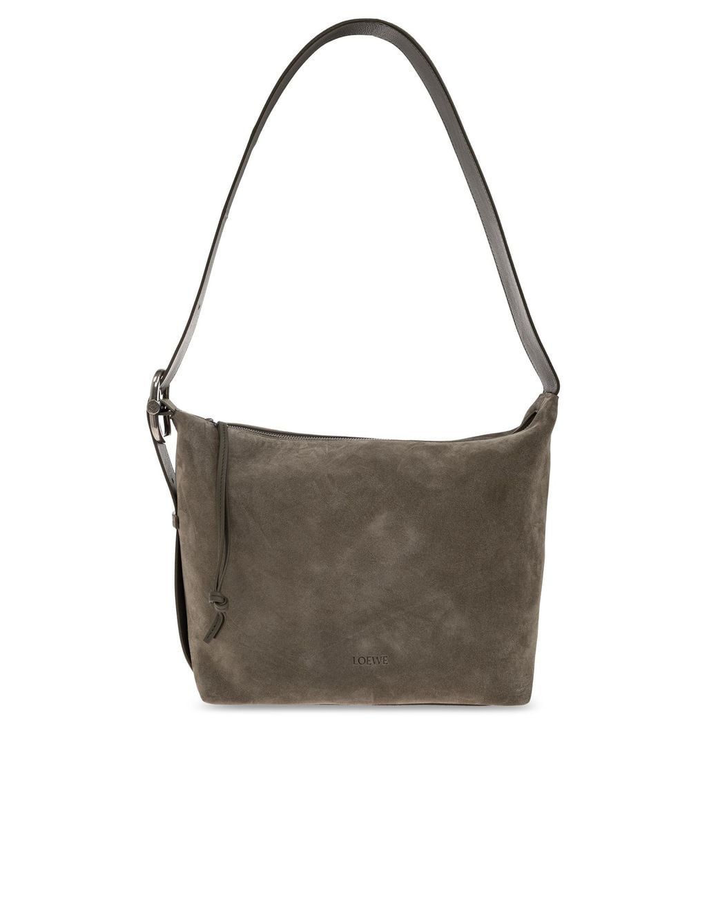 Loewe Brown Shoulder Bag "Loop Medium" for men