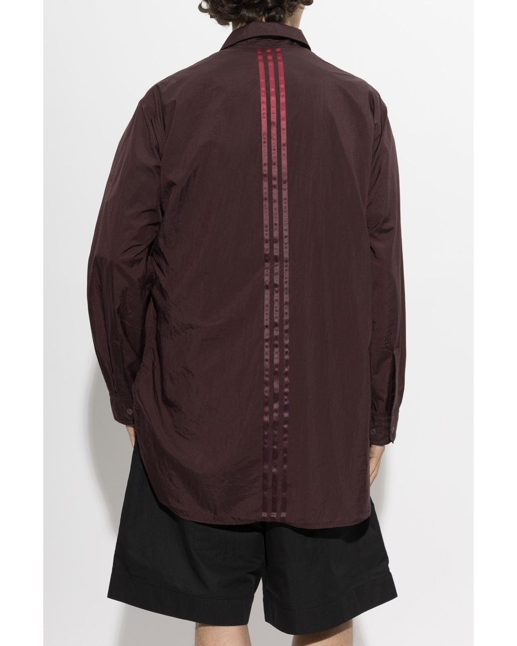 Y-3 Purple Ortalion Shirt for men