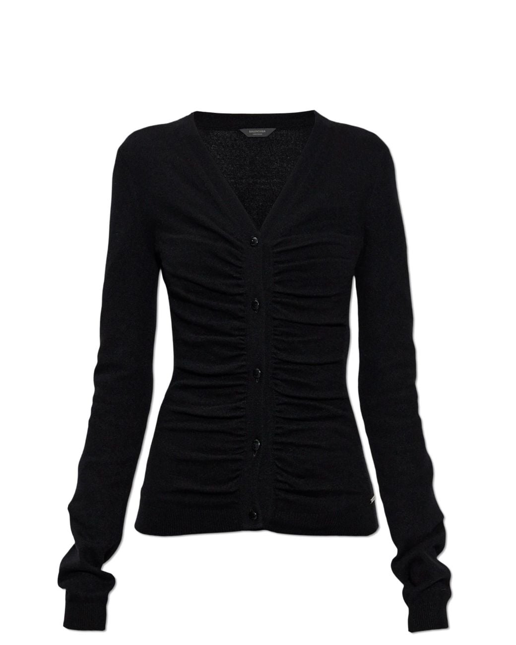 Balenciaga Black Cashmere Cardigan
