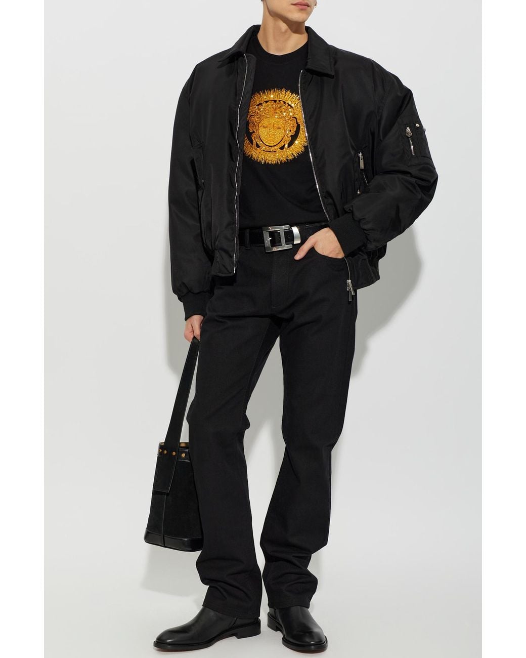 Versace Black 'Bomber' Jacket for men