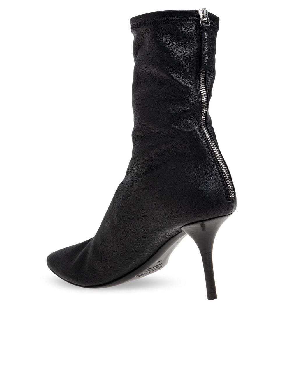 Acne Black Ankle Boots