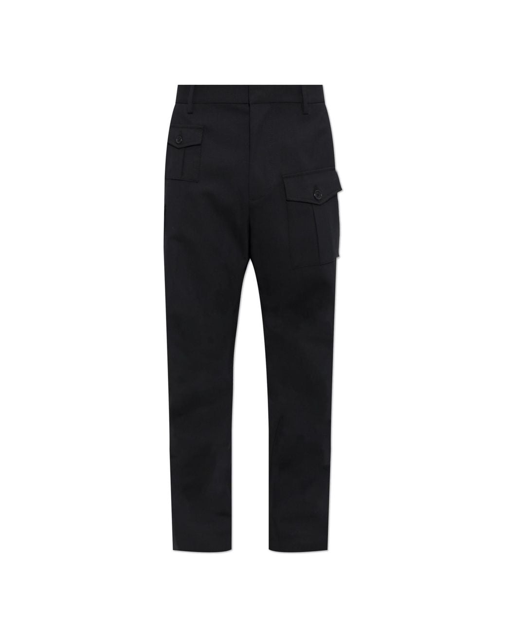 DSquared² Black 'Cargo' Trousers for men
