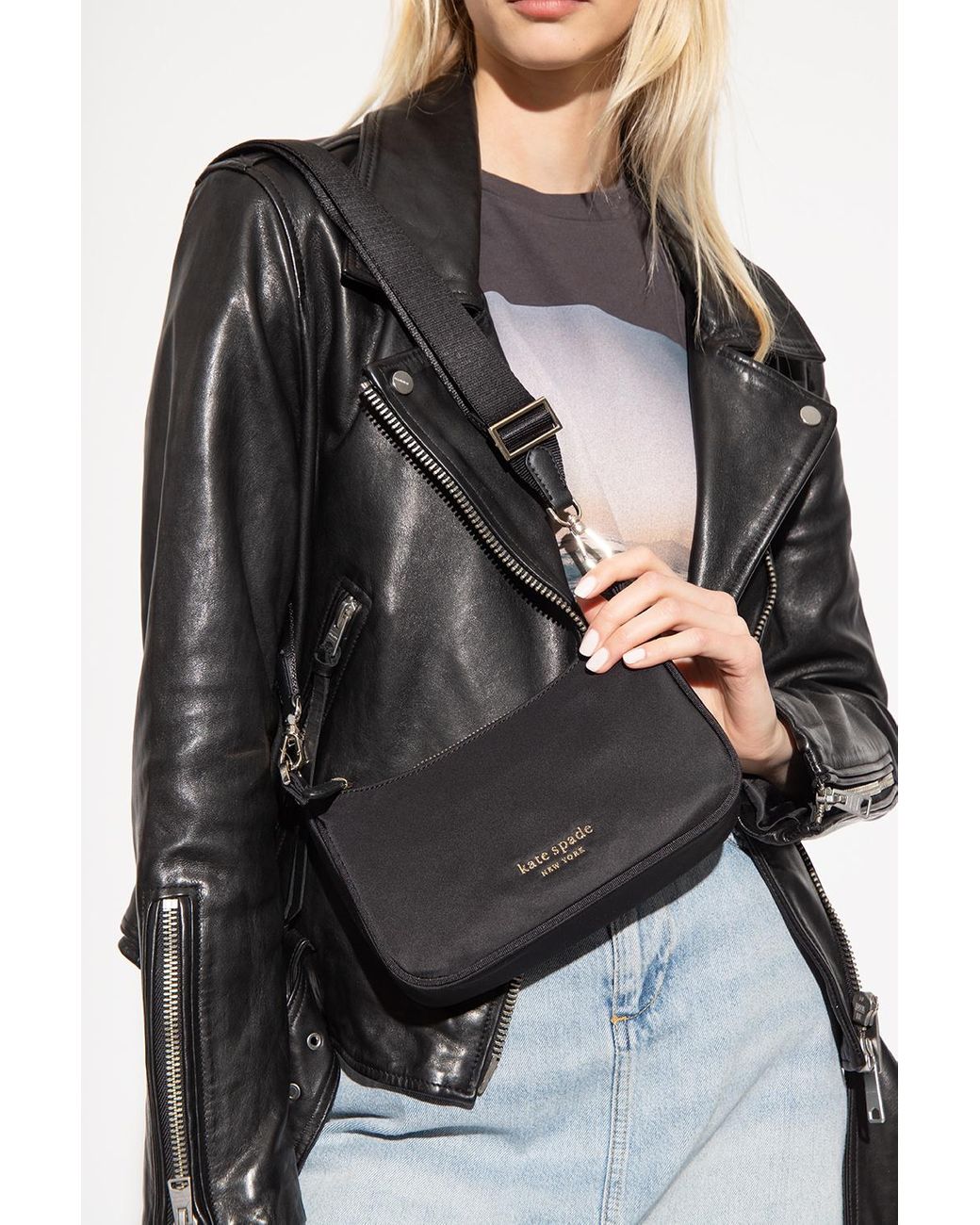 Kate Spade a Little Better Sam Small Shoulder Bag in Black Lyst UK