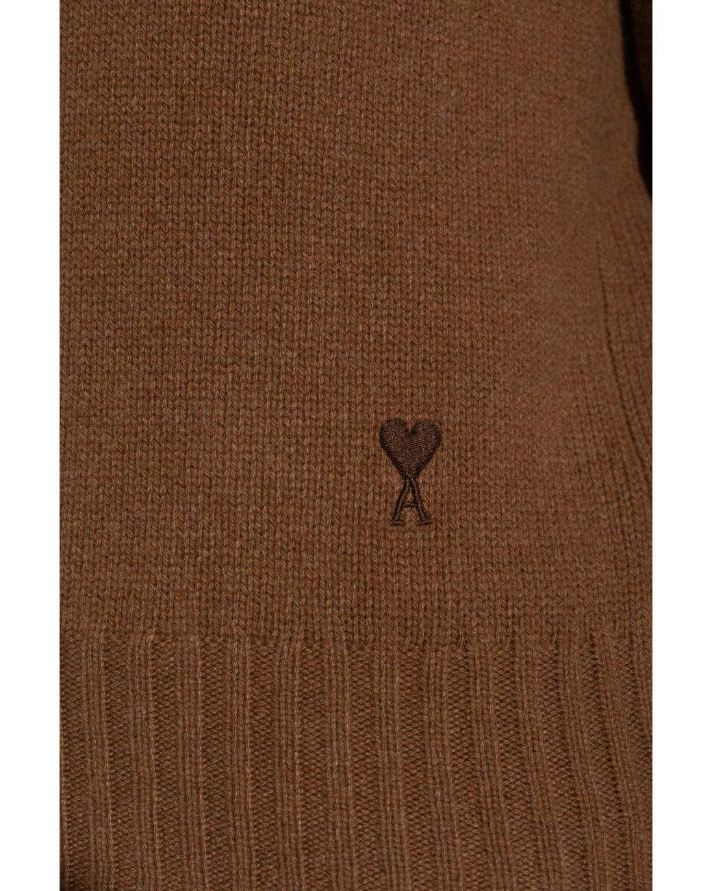 AMI Brown Wool Turtleneck