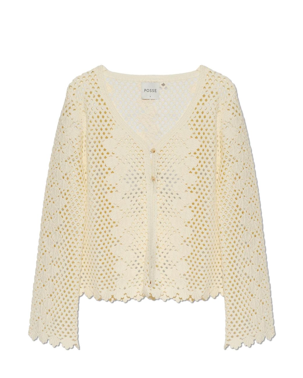 Posse Natural Cotton Cardigan 'Saskia'