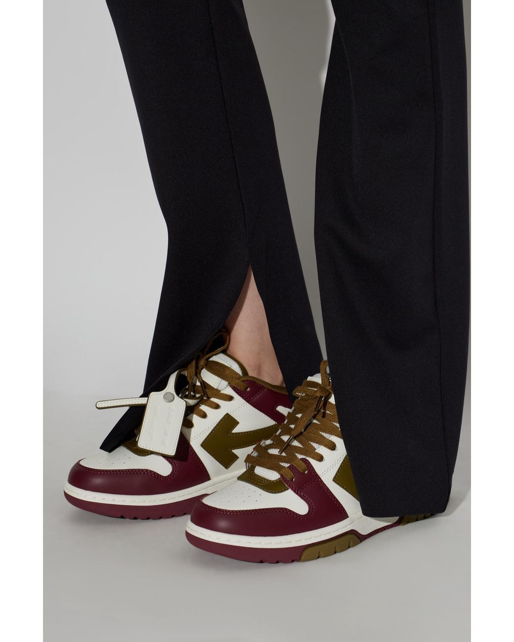 Off-White c/o Virgil Abloh Brown 'Out Of Office' Sneakers