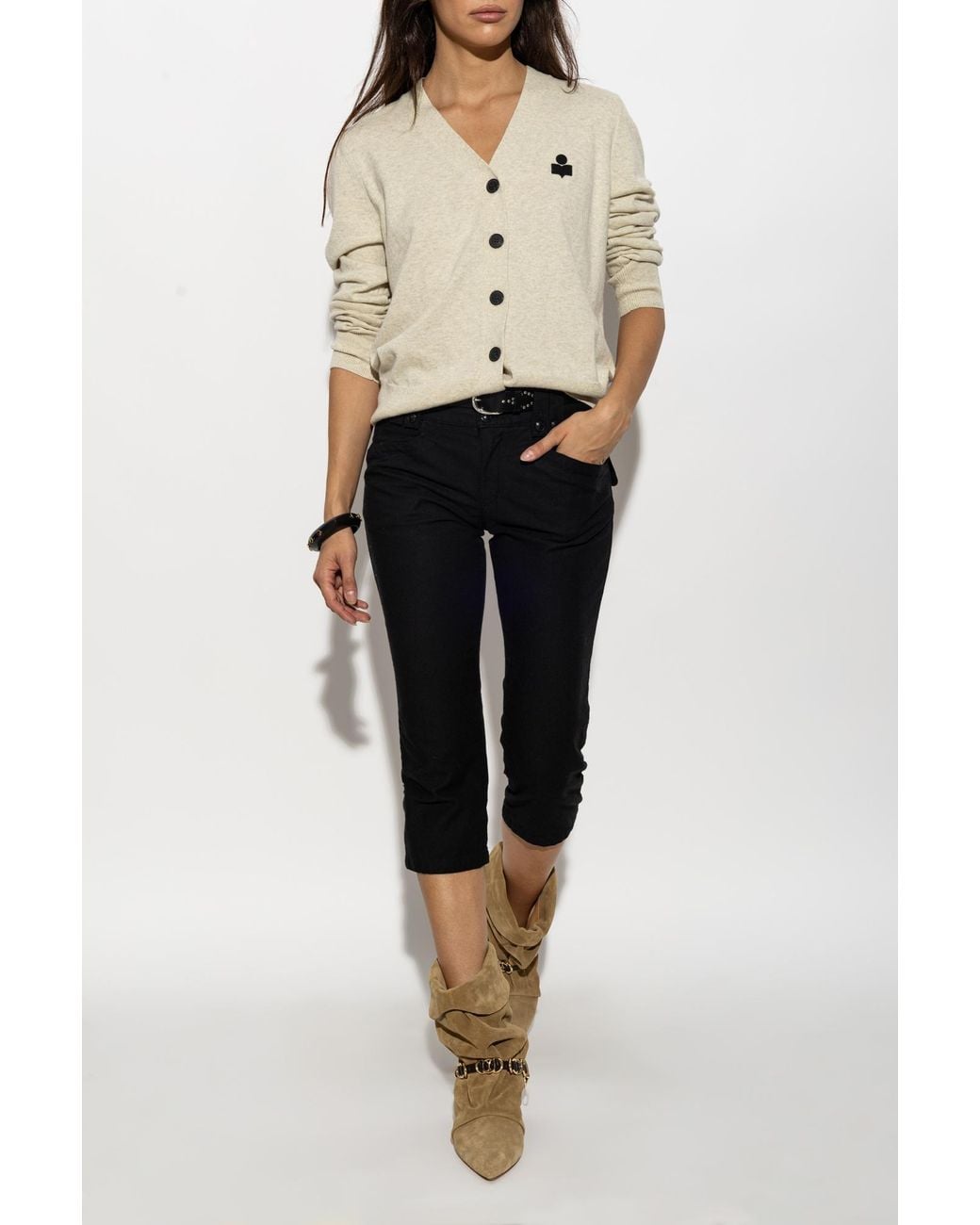Isabel Marant Natural Cardigan 'Karina'