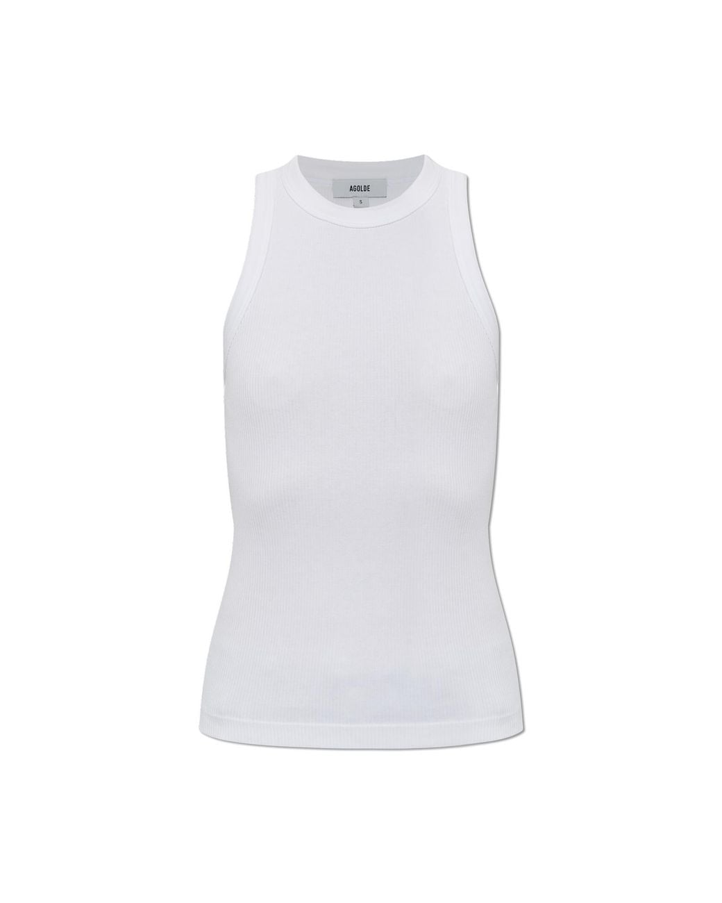 Agolde White 'Leigh' Tank Top