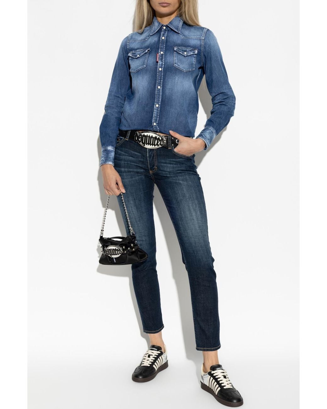 DSquared² Blue Jeans "Medium Waist Jennifer"