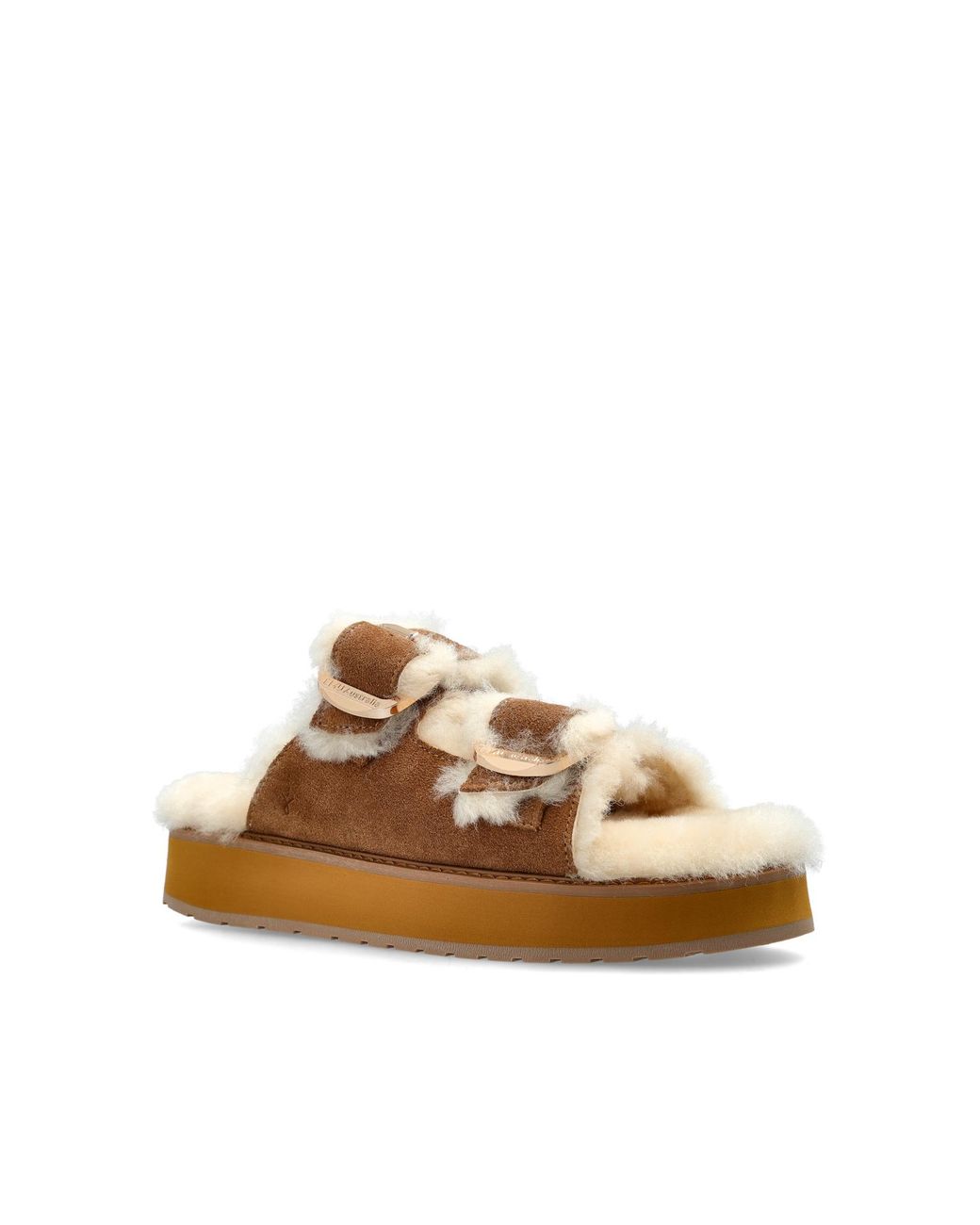 EMU Brown Suede 'Cabello' Platform Slides