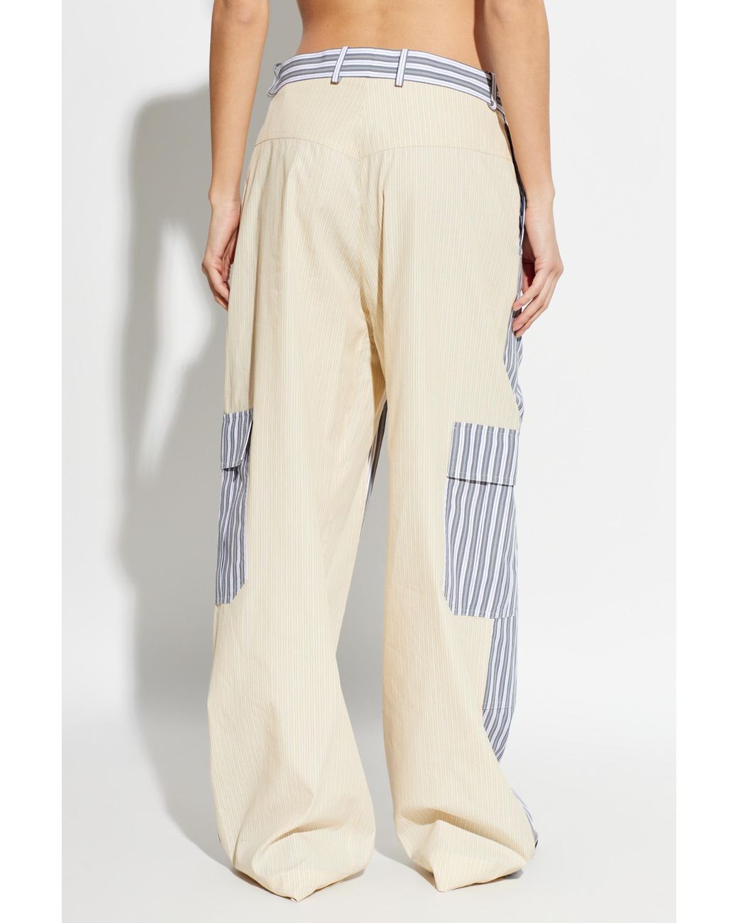 Stella McCartney Blue Cargo Trousers