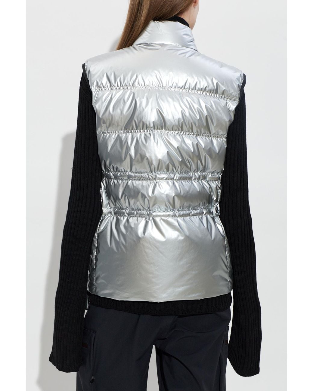Moncler Metallic Quilted Vest "Pin"