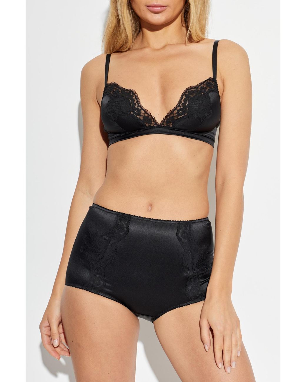 Dolce & Gabbana Black High-Waisted Leggings