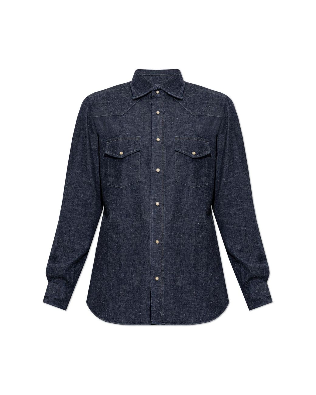 Eleventy Blue Denim Shirt for men
