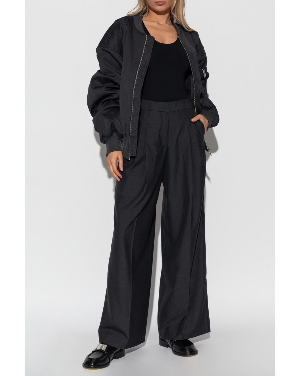 Entire studios Black Pleated Trousers