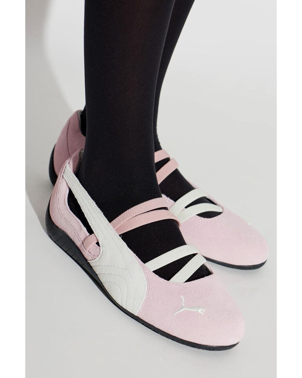 PUMA White 'Speedcat Ballet Sd Wns' Shoes