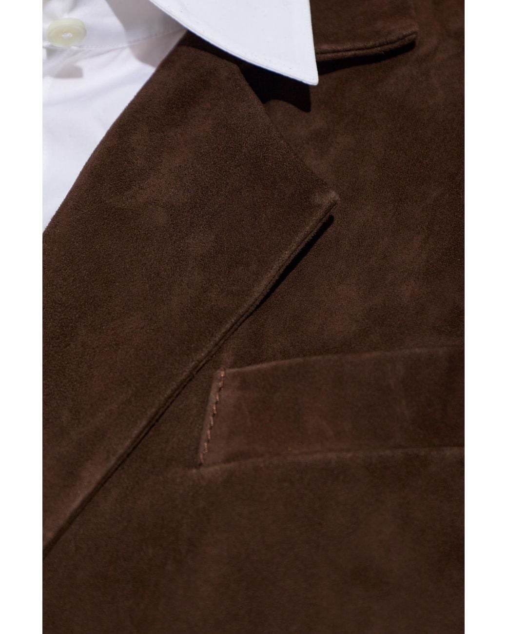 Arma Brown 'Safia' Suede Blazer