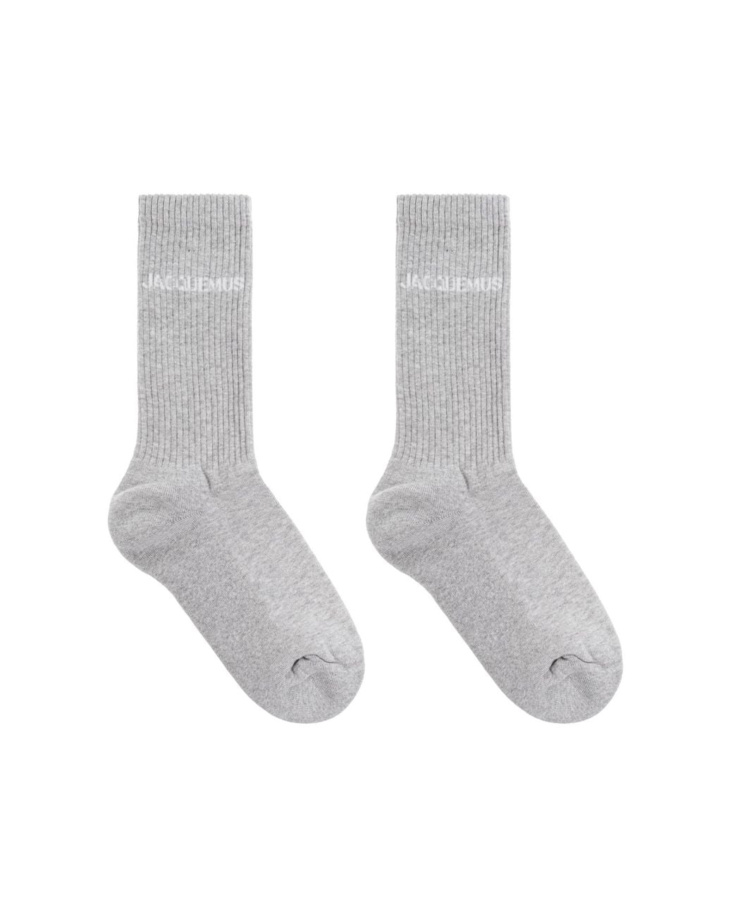 Jacquemus Gray Socks With Logo