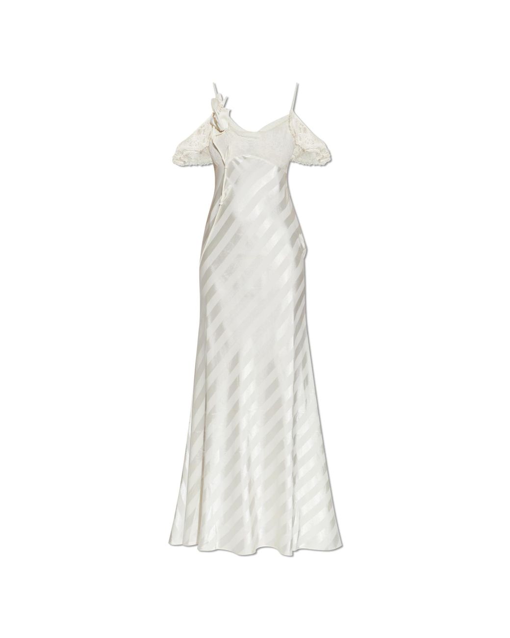 Self-Portrait White Strap Dress